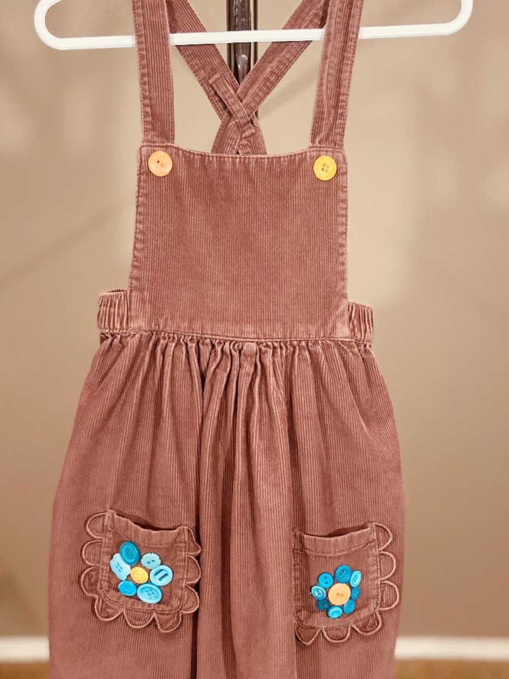 Carter's Overall Kids Dress - Size 5T - Like New - By Poppy & Princess